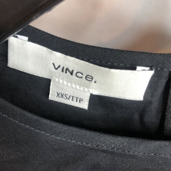 Vince Women's Twist Knot Puff SLV Blouse Twist Knot Puff Sleeve Blouse XXS NWT - Picture 8 of 16